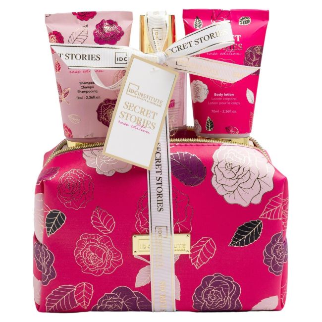 Set ingrijire corporala Secret Stories, Rose Edition, IDC Institute 42294