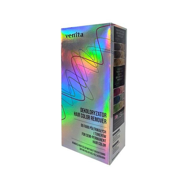 Solutie de indepartare a culorii pt vopsea de par semipermanenta Venita Hair Color Remover, 115ml 15 ml