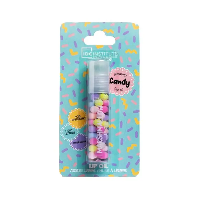 Ulei de buze Candy Marshmallow, 12208, IDC Institute, 3 ml, aroma de bezele