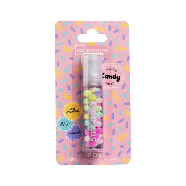 Ulei de buze Candy Strawberry, 12208, IDC Institute, 3 ml, aroma de capsuni
