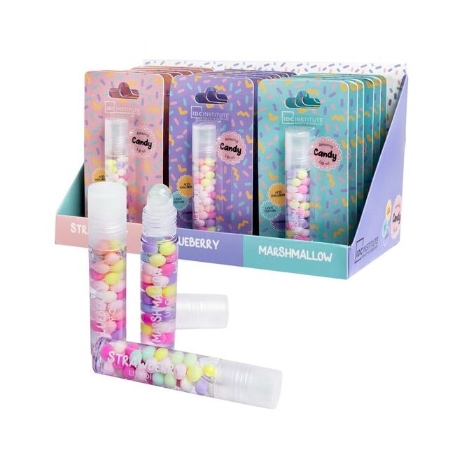 Ulei de buze Candy diverse arome, 12208, Set 18, IDC Institute