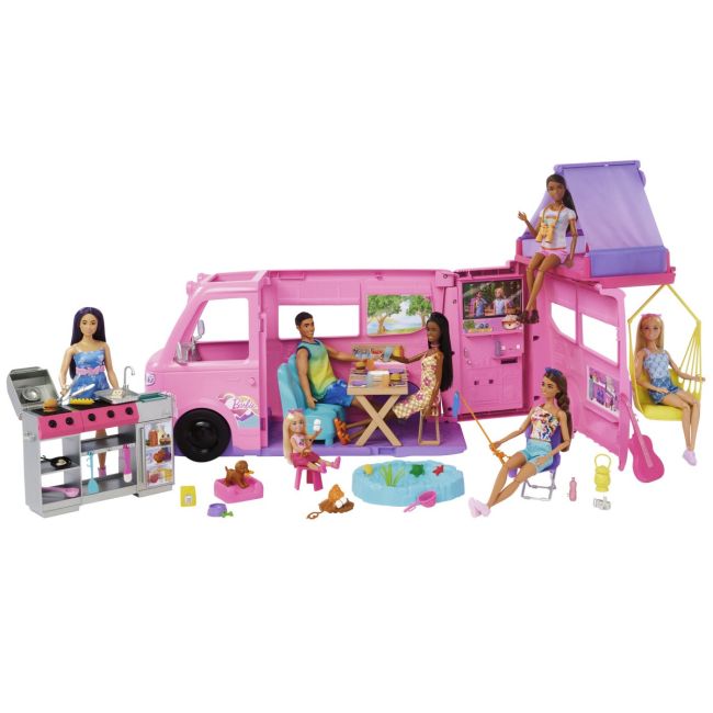BARBIE RULOTA DE VIS CU ACCESORII VIVMTHRJ78