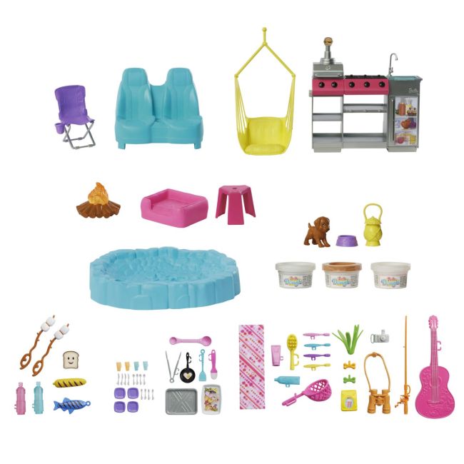 BARBIE RULOTA DE VIS CU ACCESORII VIVMTHRJ78