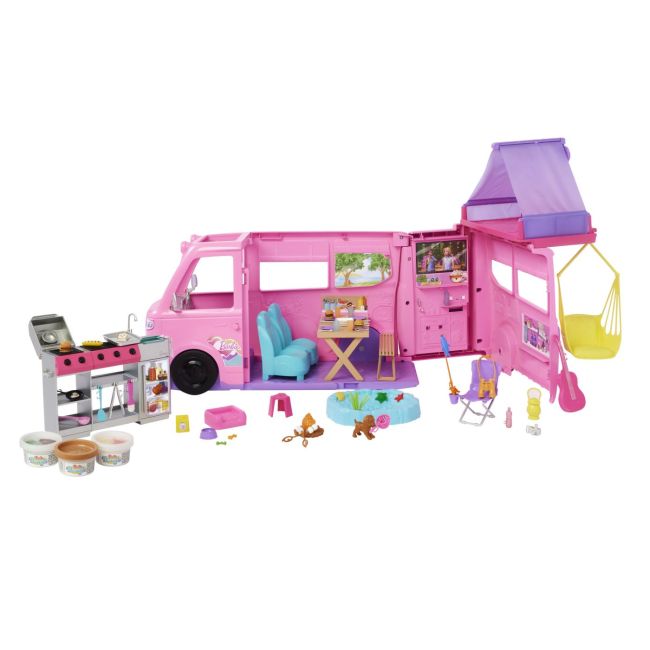 BARBIE RULOTA DE VIS CU ACCESORII VIVMTHRJ78