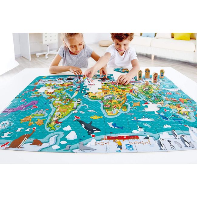 HAPE PUZZLE 2-IN-1 TURUL LUMII VIVHapeE1626