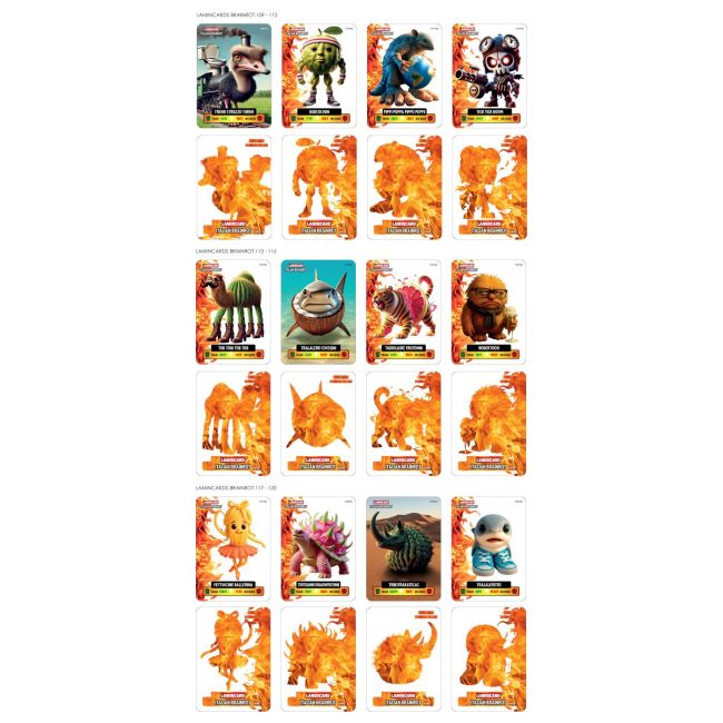 LAMINCARD ITALIAN BRAINROT VIVLamin060000