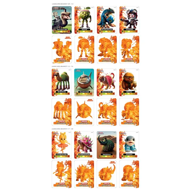 LAMINCARD ITALIAN BRAINROT VIVLamin060000