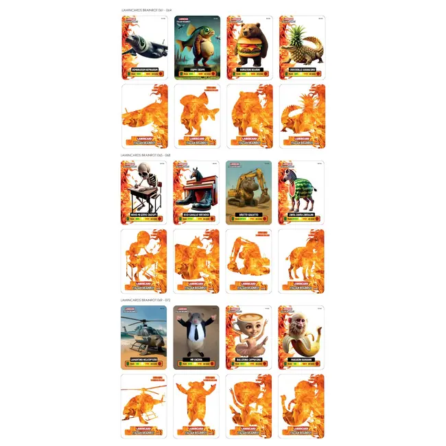 LAMINCARD ITALIAN BRAINROT VIVLamin060000