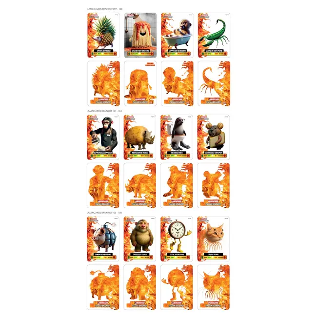 LAMINCARD ITALIAN BRAINROT VIVLamin060000