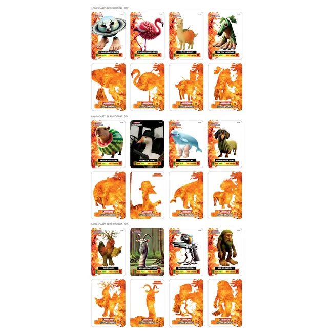 LAMINCARD ITALIAN BRAINROT VIVLamin060000