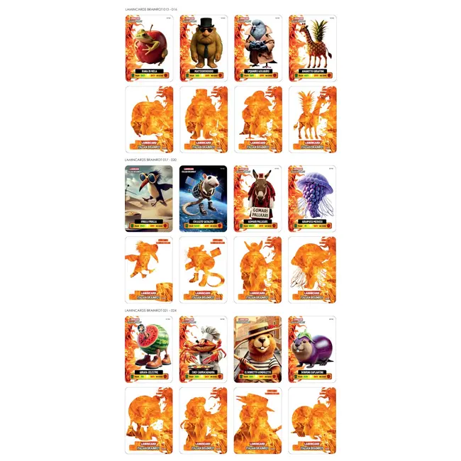 LAMINCARD ITALIAN BRAINROT VIVLamin060000