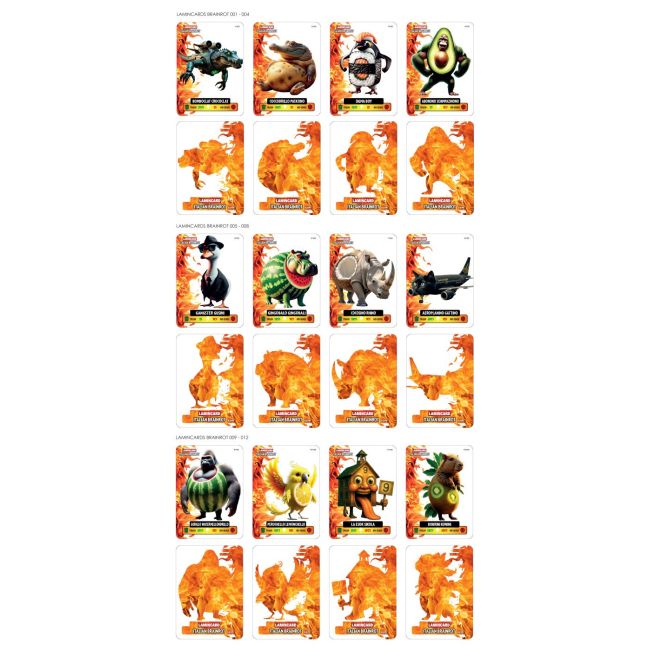 LAMINCARD ITALIAN BRAINROT VIVLamin060000