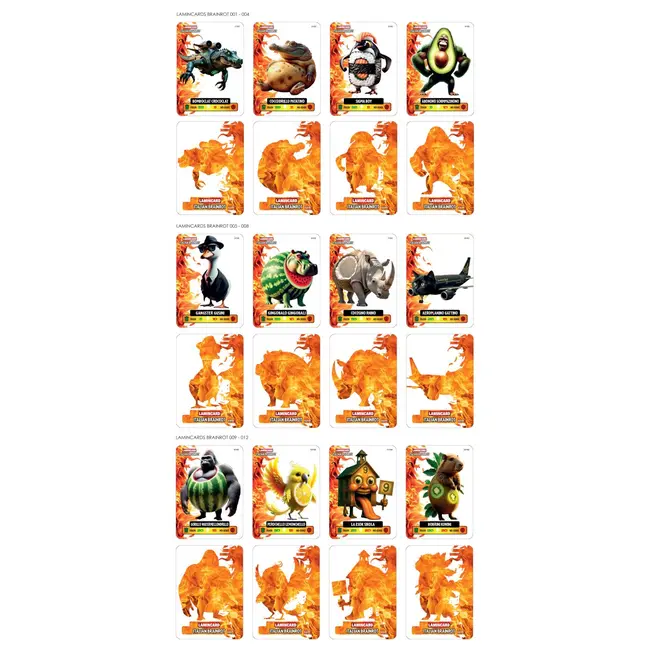 LAMINCARD ITALIAN BRAINROT VIVLamin060000