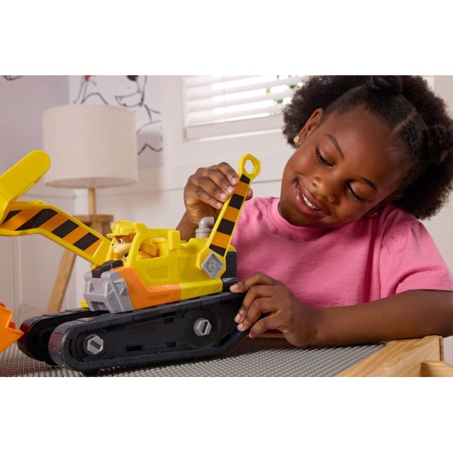 PATRULA CATELUSILOR RUBBLE SI ECHIPA VEHICUL BULDOZER MULTIFUNCTIONAL 2 IN 1 VIV6073297