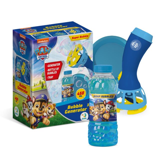PATRULA CATELUSILOR SET DE BALOANE DE SAPUN CU GENERATOR 450ML VIVDD200611