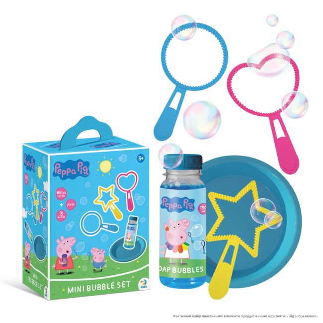 PEPPA PIG SET MINI DE BALOANE DE SAPUN 150 ML VIVDD200608