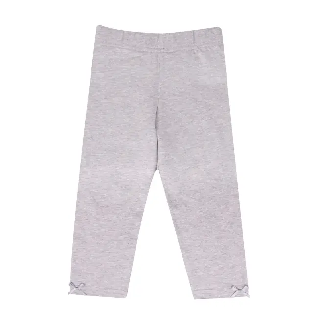Pantaloni tip colant pentru fetite - gri le-16