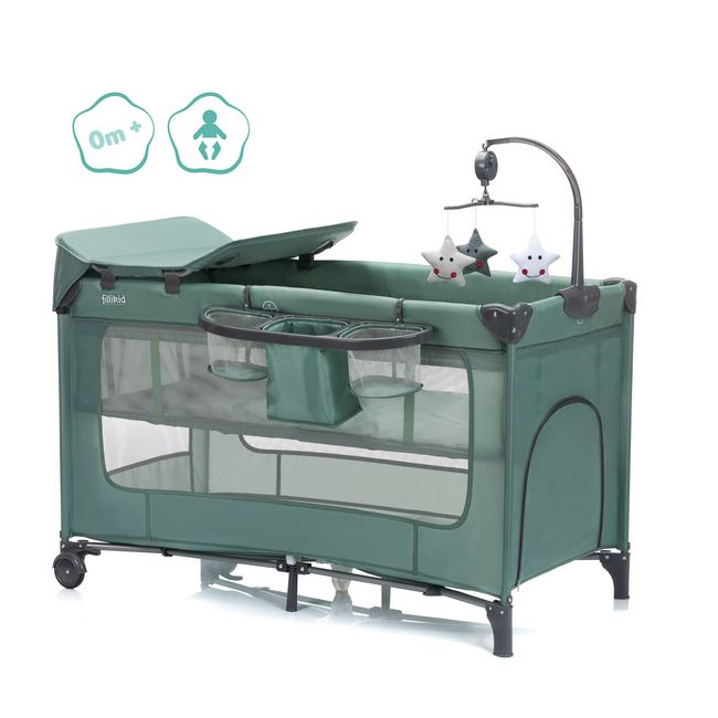 Patut pliabil Capri green Fillikid