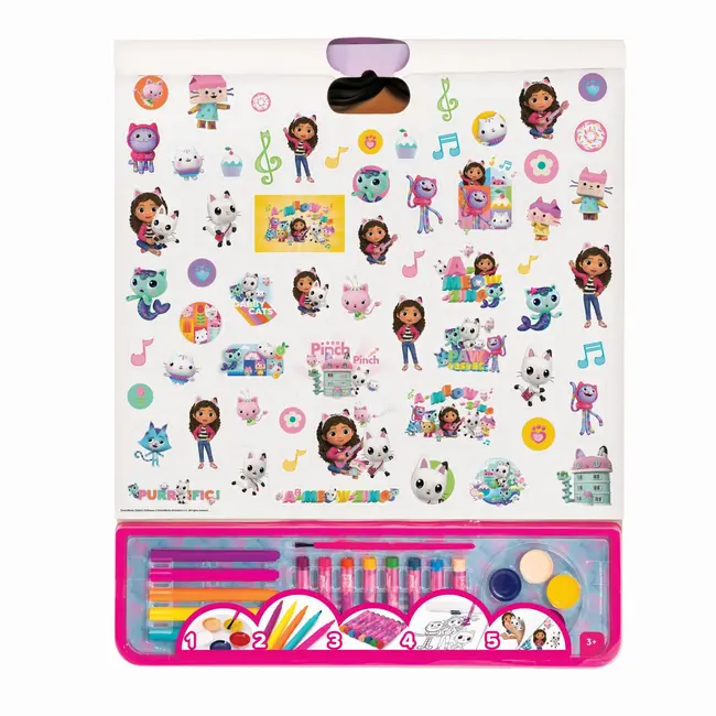 SET PENTRU DESEN GIGA BLOCK 5 IN 1 GABBY DOLLHOUSE VIV1023-62757