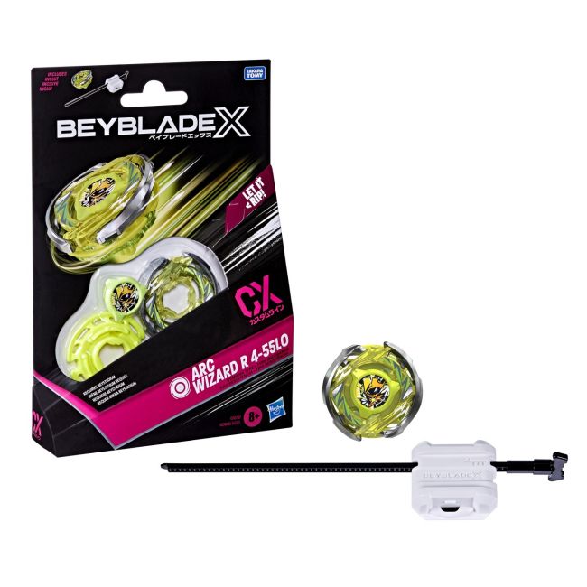 BEYBLADE X LET IT RIP SET LANSATOR SI ROATA ARC WIZARD R 4-55L0 VIVG0840_G1679