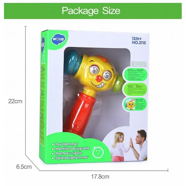 CIOCAN INTERACTIV SI EDUCATIV CU LUMINI SI SUNETE VIV3115