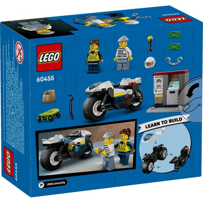 LEGO CITY URMARIRE CU MOTOCICLETA DE POLITIE 60455 VIVLEGO60455
