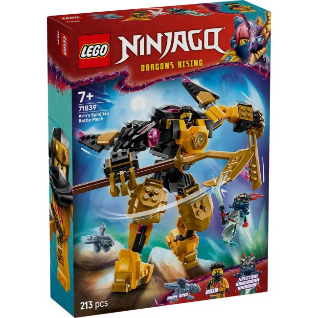 LEGO NINJAGO ROBOTUL DE LUPTA SPINJITZU A LUI ARIN 71839 VIVLEGO71839