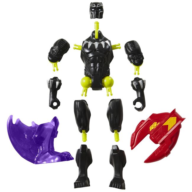 MARVEL AVENGERS MIX MASHERS FIGURINA BLACK PANTHER 12CM VIVF9265_F9268