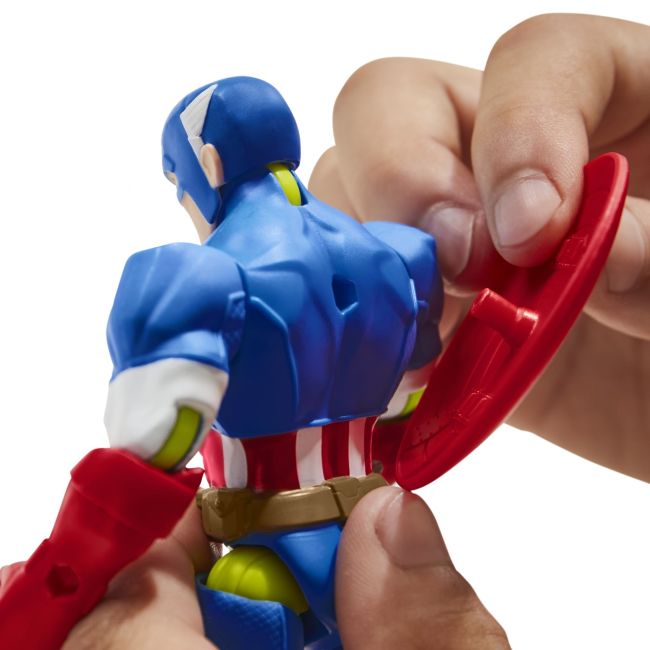 MARVEL AVENGERS MIX MASHERS FIGURINA CAPITAN AMERICA 12CM VIVF9265_F9267