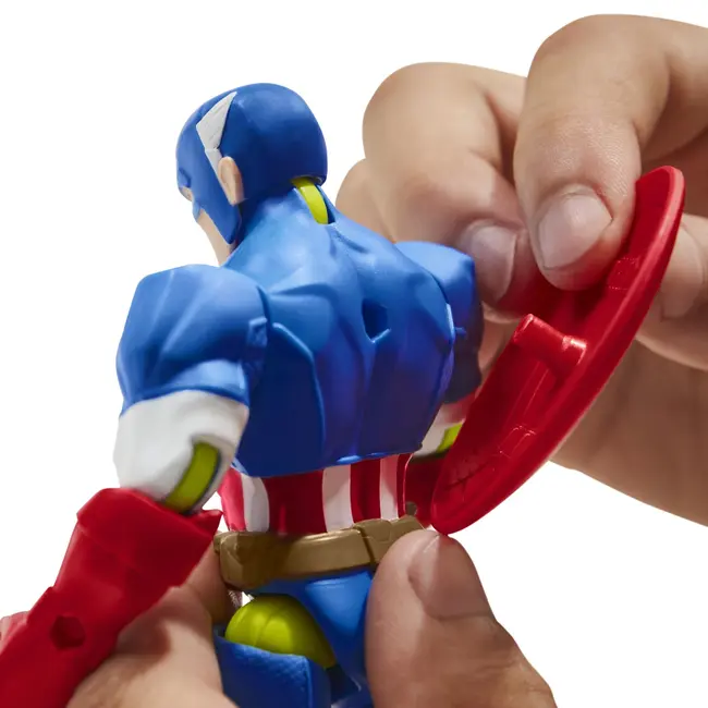 MARVEL AVENGERS MIX MASHERS FIGURINA CAPITAN AMERICA 12CM VIVF9265_F9267