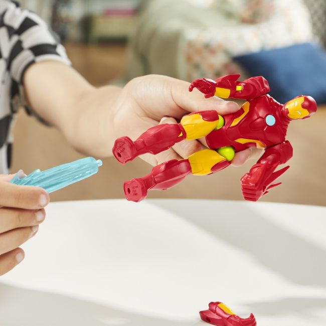 MARVEL AVENGERS MIX MASHERS FIGURINA IRON MAN 12CM VIVF9265_F9269