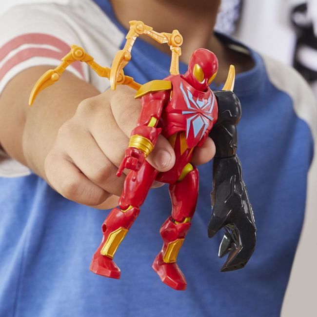 MARVEL AVENGERS MIX MASHERS FIGURINA IRON SPIDER CU ACCESORII 12CM VIVF9206_F9217