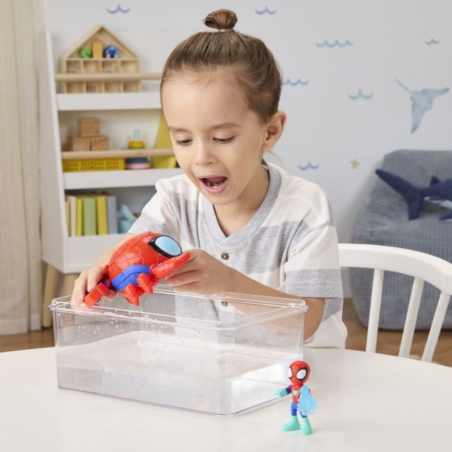 SPIDEY SI PRIETENII LUI UIMITORI MARVEL SET FIGURINA 7.6CM SI SUBMARINUL CRAB PAIANJEN VIVG0663_G1464