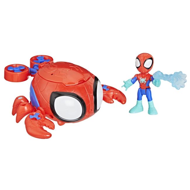 SPIDEY SI PRIETENII LUI UIMITORI MARVEL SET FIGURINA 7.6CM SI SUBMARINUL CRAB PAIANJEN VIVG0663_G1464