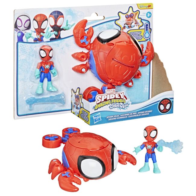 SPIDEY SI PRIETENII LUI UIMITORI MARVEL SET FIGURINA 7.6CM SI SUBMARINUL CRAB PAIANJEN VIVG0663_G1464