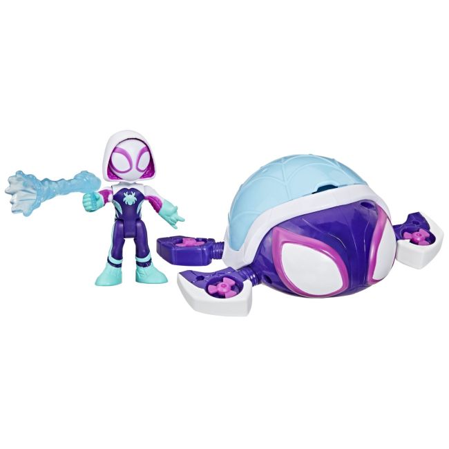SPIDEY SI PRIETENII LUI UIMITORI MARVEL SET FIGURINA 7.6CM SI SUBMARINUL TESTOASA FANTOMA VIVG0663_G1466
