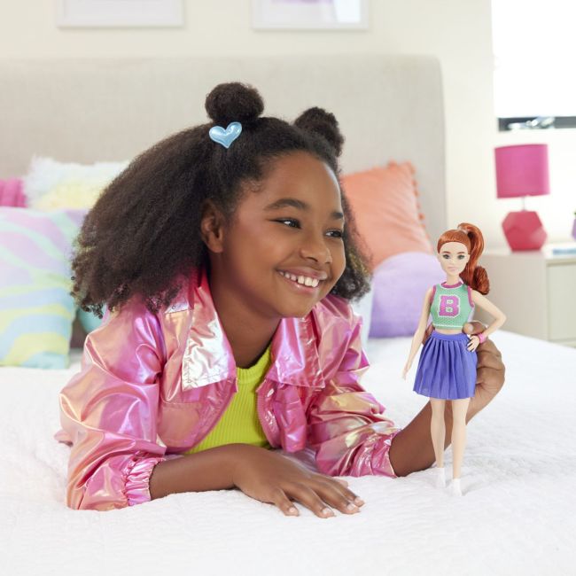 BARBIE FASHIONISTAS PAPUSA BARBIE ROSCATA MAJORETA VIVMTFBR37_HYT90