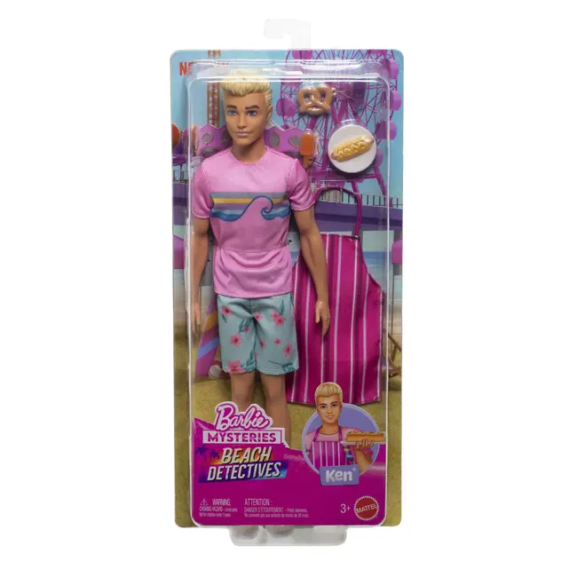 BARBIE MYSTERIES DETECTIVI PE PLAJA PAPUSA KEN CU ACCESORII VIVMTJFV65