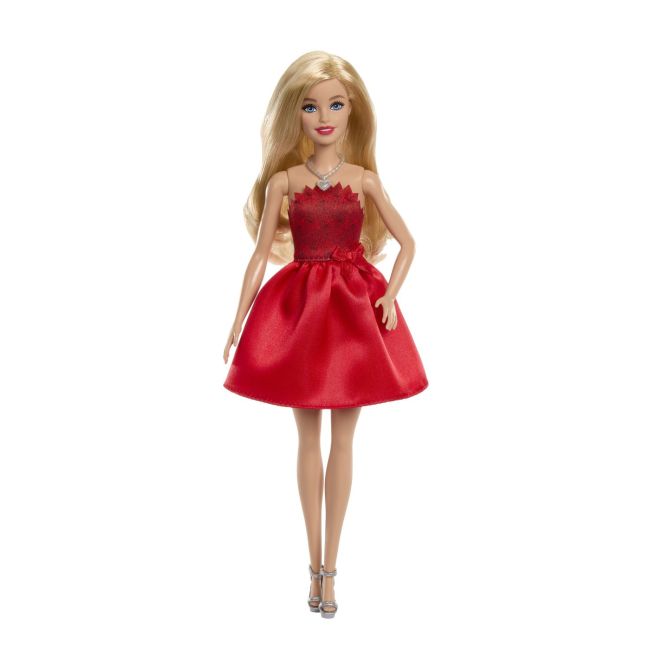 BARBIE PAPUSA BARBIE COLECTIE ANIVERSARA 80 DE ANI BLONDA CU ROCHIE ROSIE RUBIN VIVMTJGD25