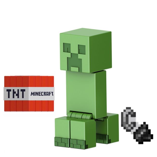 MINECRAFT CRAFT A BLOCK FIGURINA CREEPER 8CM VIVMTGTP08_JCN29