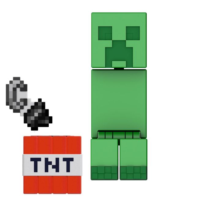 MINECRAFT CRAFT A BLOCK FIGURINA CREEPER 8CM VIVMTGTP08_JCN29