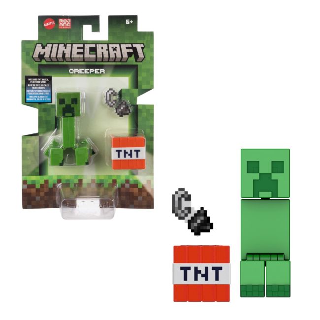 MINECRAFT CRAFT A BLOCK FIGURINA CREEPER 8CM VIVMTGTP08_JCN29