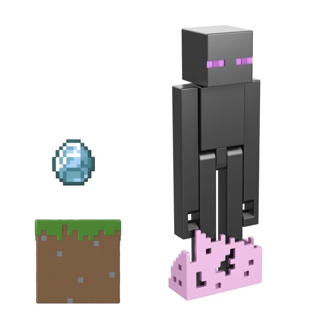 MINECRAFT CRAFT A BLOCK FIGURINA ENDERMAN 8CM VIVMTGTP08_JCN37