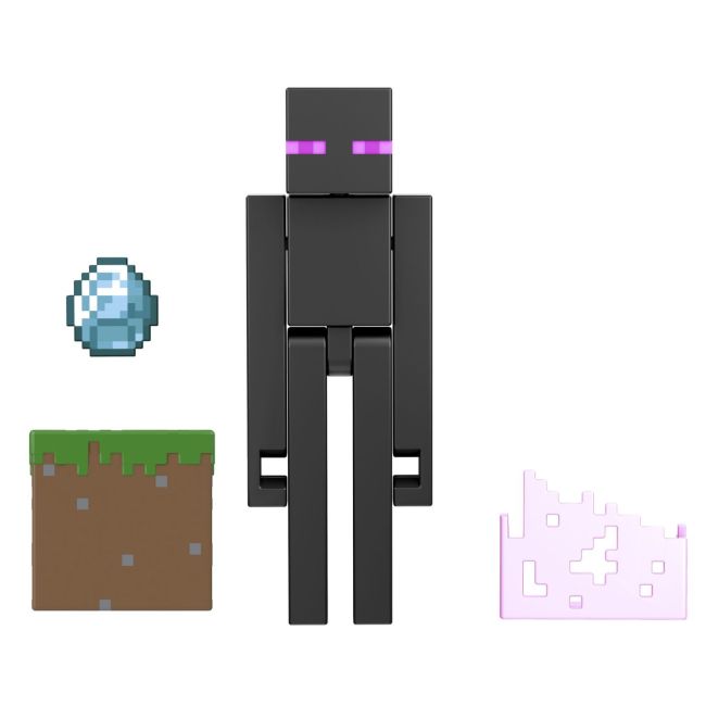 MINECRAFT CRAFT A BLOCK FIGURINA ENDERMAN 8CM VIVMTGTP08_JCN37