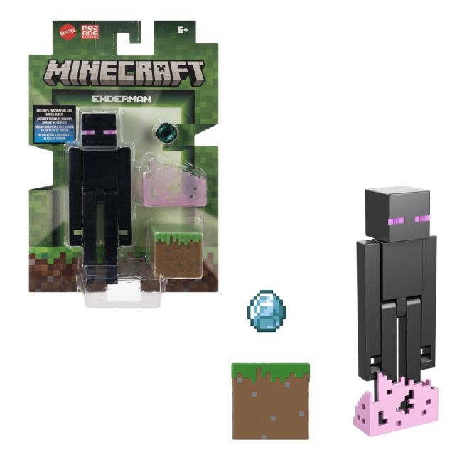 MINECRAFT CRAFT A BLOCK FIGURINA ENDERMAN 8CM VIVMTGTP08_JCN37