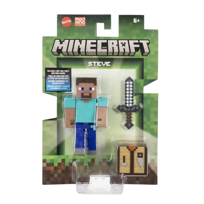 MINECRAFT CRAFT A BLOCK FIGURINA STEVE 8CM VIVMTGTP08_JCN28