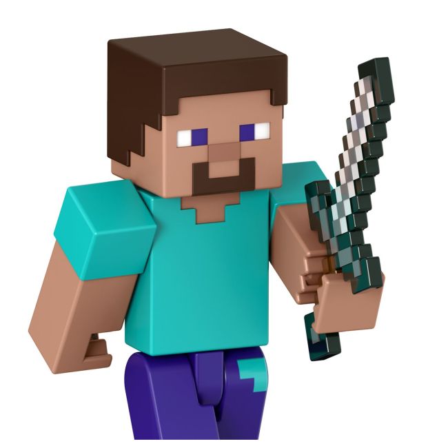MINECRAFT CRAFT A BLOCK FIGURINA STEVE 8CM VIVMTGTP08_JCN28