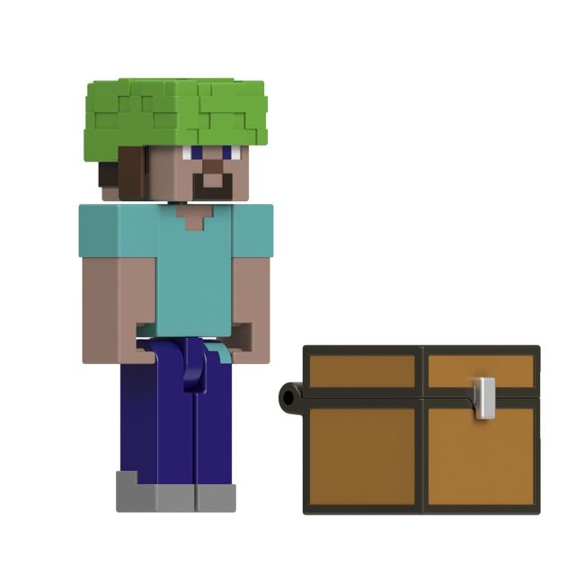 MINECRAFT CRAFT A BLOCK FIGURINA STEVE 8CM VIVMTGTP08_JCN39