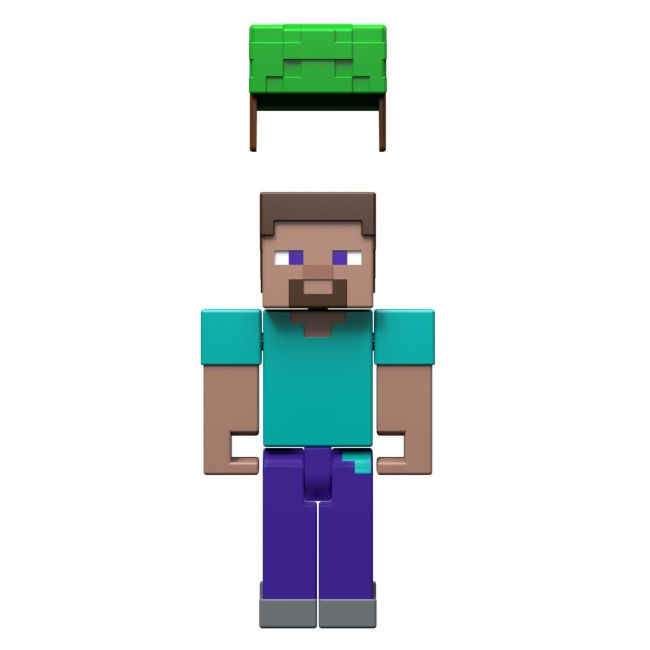 MINECRAFT CRAFT A BLOCK FIGURINA STEVE 8CM VIVMTGTP08_JCN39