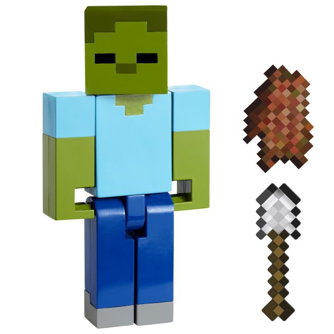 MINECRAFT CRAFT A BLOCK FIGURINA ZOMBI 8CM VIVMTGTP08_JCN44